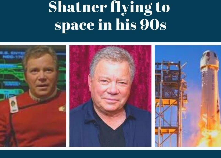 You Won’t Believe, William Shatner in His 90s Flying to Space